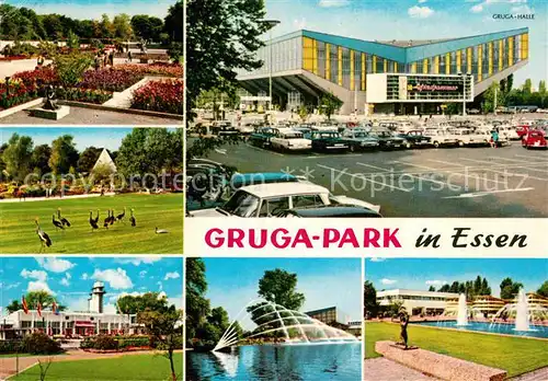 AK / Ansichtskarte Essen Ruhr Grugapark Gruga Halle Wasserfontaenen Kat. Essen