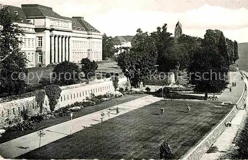 AK / Ansichtskarte Koblenz Rhein Rheinanlagen mit Schloss Kat. Koblenz