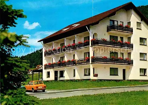 AK / Ansichtskarte Mitteltal Schwarzwald Gaestehaus Birkenhof Hoehenluftkurort Weihnachtskarte Kat. Baiersbronn