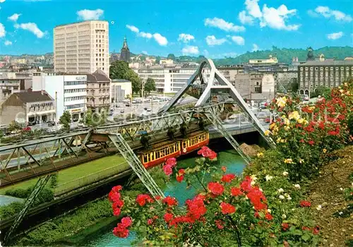 AK / Ansichtskarte Wuppertal Stadtmitte Schwebebahn Kat. Wuppertal