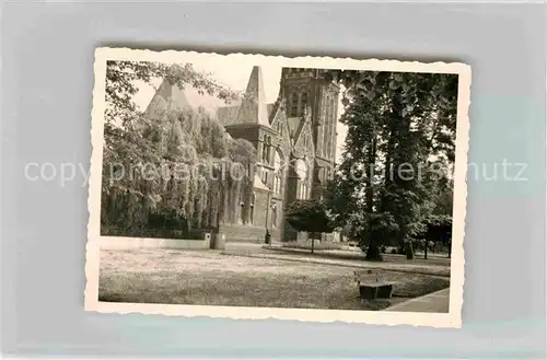 AK / Ansichtskarte Giessen Lahn Johanniskirche Suedanlage Kat. Giessen