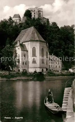 AK / Ansichtskarte Passau Kahnueberfahrt an der Ilz Kat. Passau