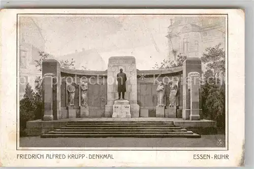 AK / Ansichtskarte Essen Ruhr Friedrich Alfred Krupp Denkmal Kat. Essen