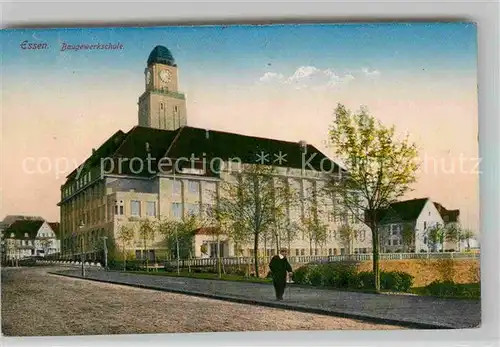 AK / Ansichtskarte Essen Ruhr Baugewerkschule Kat. Essen