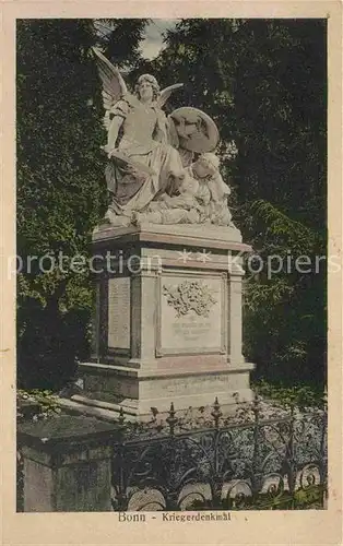 AK / Ansichtskarte Bonn Rhein Kriegerdenkmal Kat. Bonn