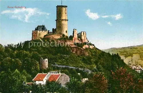 AK / Ansichtskarte Godesberg Bad Ruine Godesberg Kat. Bonn