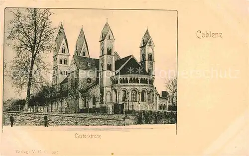 AK / Ansichtskarte Coblenz Koblenz Castorkirche Kat. Koblenz Rhein