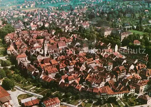 AK / Ansichtskarte Zofingen Fliegeraufnahme Altstadt  Kat. Zofingen