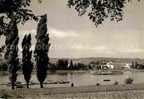 AK / Ansichtskarte Bonn Rhein Bundeshaus Rheinansicht Kat. Bonn