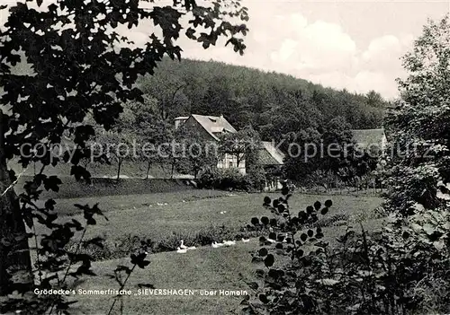 AK / Ansichtskarte Sievershagen Groedeckes Sommerfrische