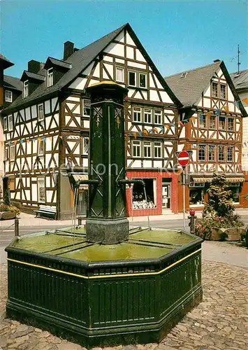 AK / Ansichtskarte Dillenburg Brunnen in der Oberen Hauptstrasse Kat. Dillenburg