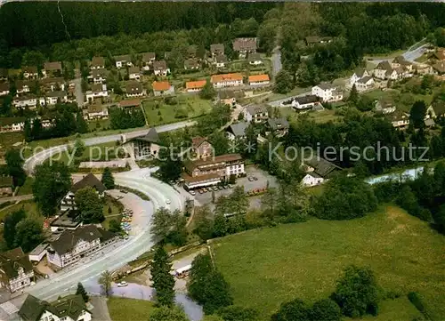 AK / Ansichtskarte Neuhaus Solling Heilklimatischer Hoehenluftkurort Fliegeraufnahme Kat. Holzminden