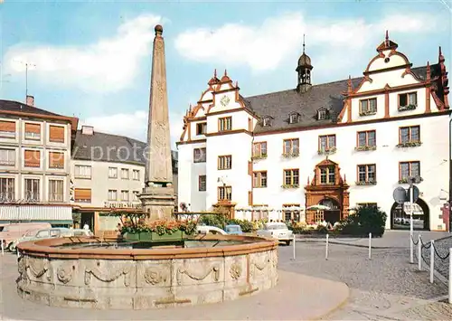 AK / Ansichtskarte Darmstadt Rathaus Marktbrunnen  Kat. Darmstadt