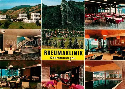 AK / Ansichtskarte Oberammergau Rheumaklinik Kat. Oberammergau