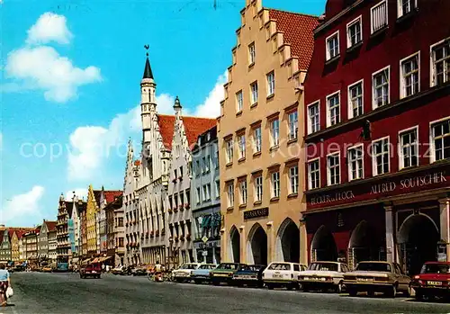 AK / Ansichtskarte Landshut Isar Altstadt und Rathaus Kat. Landshut