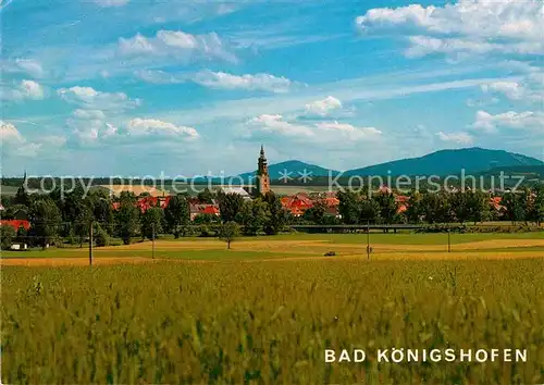 AK / Ansichtskarte Bad Koenigshofen Kirche Gleichberge Kat. Bad Koenigshofen i. Grabf.