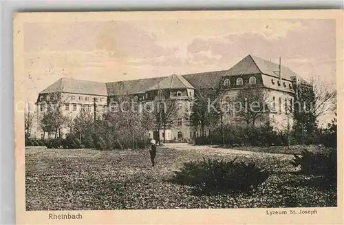 AK / Ansichtskarte Rheinbach Lyzeum St Joseph Kat. Rheinbach