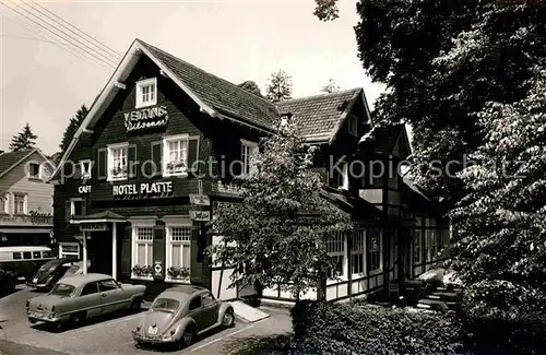 AK / Ansichtskarte Wiehl Gummersbach Hotel Platte Kat. Wiehl