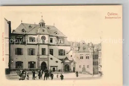 AK / Ansichtskarte Coblenz Koblenz Realgymnasium Kat. Koblenz Rhein