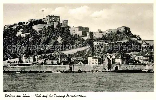 AK / Ansichtskarte Koblenz Rhein Festung Ehrenbreitstein Kat. Koblenz