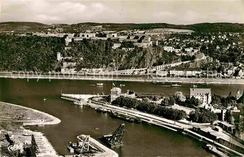 AK / Ansichtskarte Koblenz Rhein Deutsches Eck Festung Ehrenbreitstein Kat. Koblenz