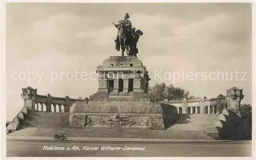 AK / Ansichtskarte Koblenz Rhein Kaiser Wilhelm Denkmal Kat. Koblenz