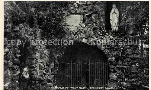 AK / Ansichtskarte Arenberg Koblenz Grotte von Lourdes Kat. Koblenz