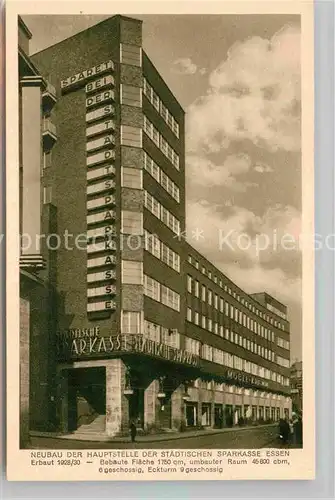 AK / Ansichtskarte Essen Ruhr Staedtische Sparkasse Kat. Essen