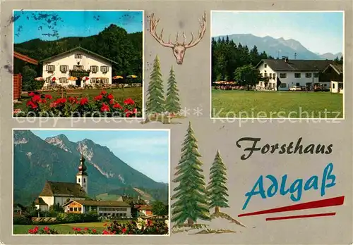 AK / Ansichtskarte Inzell Forsthaus Adlgass Kat. Inzell