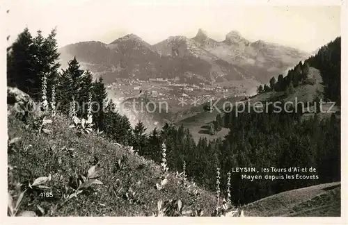 AK / Ansichtskarte Leysin Mayen depuis les Ecovets Kat. Leysin