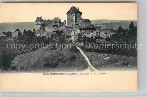 AK / Ansichtskarte Burg Wupper Schloss Kat. Solingen