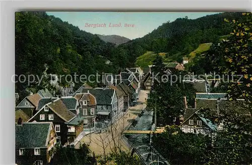 AK / Ansichtskarte Burg Wupper Teilansicht  Kat. Solingen