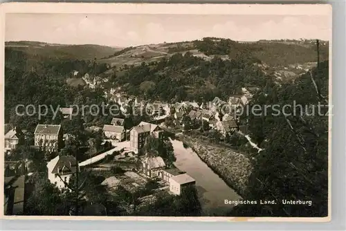 AK / Ansichtskarte Unterburg Solingen Teilansicht  Kat. Solingen