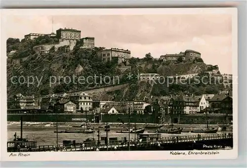 AK / Ansichtskarte Koblenz Rhein Festung Ehrenbreitstein Kat. Koblenz