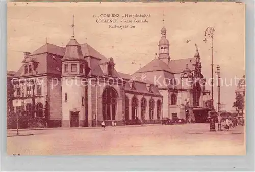 AK / Ansichtskarte Koblenz Rhein Hauptbahnhof Kat. Koblenz