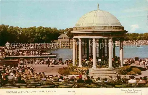 AK / Ansichtskarte Stanley Blackpool Bandstand and Lake  Kat. Blackpool