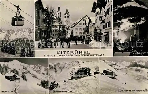 AK / Ansichtskarte Kitzbuehel Tirol Hahnenkamm Bichlalm Ehrenbachhoehe Platz Kat. Kitzbuehel