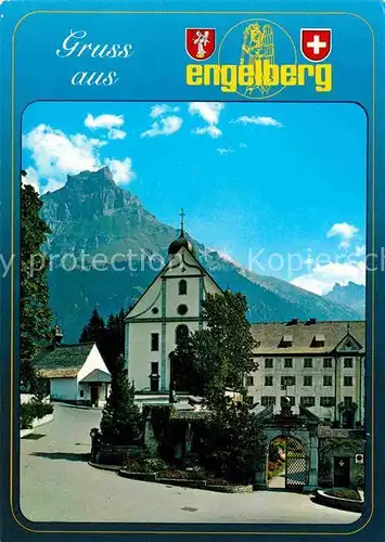 AK / Ansichtskarte Engelberg OW mit Hahnen  Kat. Engelberg