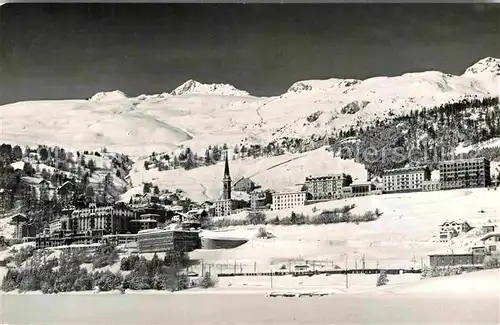 AK / Ansichtskarte St Moritz GR Winterpanorama Kat. St Moritz