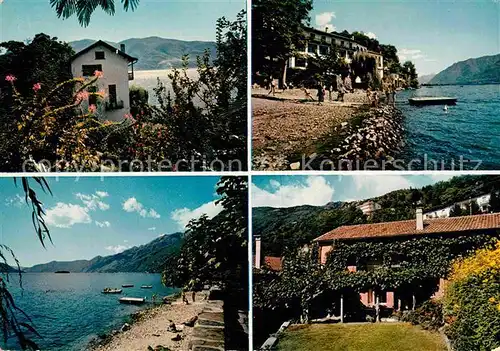 AK / Ansichtskarte Ascona Lago Maggiore Heimstaette und Schule der VBG Strand