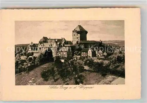 AK / Ansichtskarte Solingen Schloss Burg Kat. Solingen