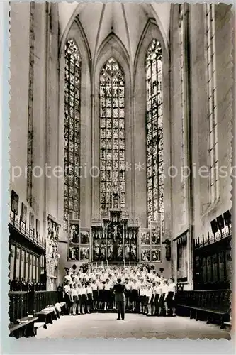 AK / Ansichtskarte Rothenburg Tauber Remscheider Kinderchor Jakobskirche Kat. Rothenburg ob der Tauber