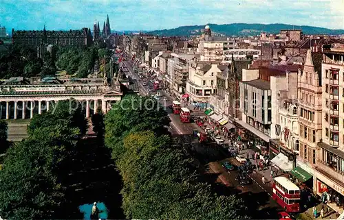 AK / Ansichtskarte Edinburgh Princess Street from Scott Monument Kat. Edinburgh