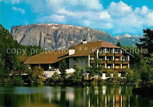 AK / Ansichtskarte Ritten Renon Hotel Am Wolfsgrubner See Kat. Renon Ritten Suedtirol