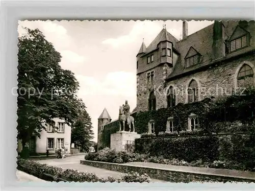 AK / Ansichtskarte Solingen Schloss Burg Denkmal Graf Engelbert II Kat. Solingen