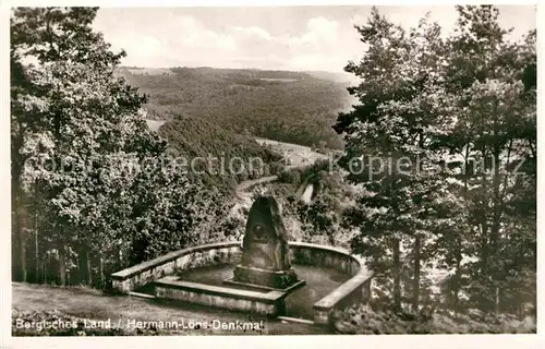 AK / Ansichtskarte Wuppertal Hermann Loens Denkmal Kat. Wuppertal