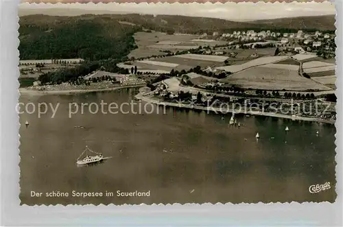 AK / Ansichtskarte Sorpesee Sauerland Luftaufnahme Kat. Sundern (Sauerland)