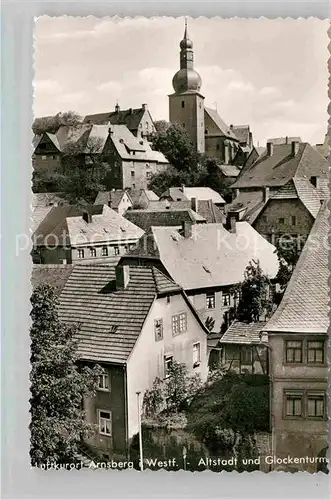 AK / Ansichtskarte Arnsberg Westfalen Altstadt Glockenturm Kat. Arnsberg