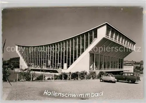 AK / Ansichtskarte Wuppertal Hallenschwimmbad Schwimmoper  Kat. Wuppertal