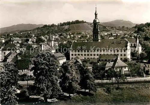 AK / Ansichtskarte Gengenbach Ortsansicht mit Kirche Kat. Gengenbach Schwarzwald